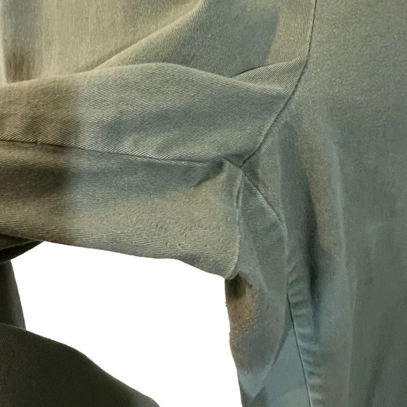 Woman Within Sage Green Pants Plus Size 22W Stretch Cotton Solid Pattern Pockets - Picture 7 of 9